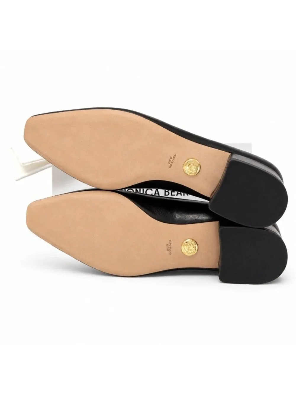 Veronica Beard Cecile Ballet Pumps Black Leather Womens 10.5 M Snip Toe
